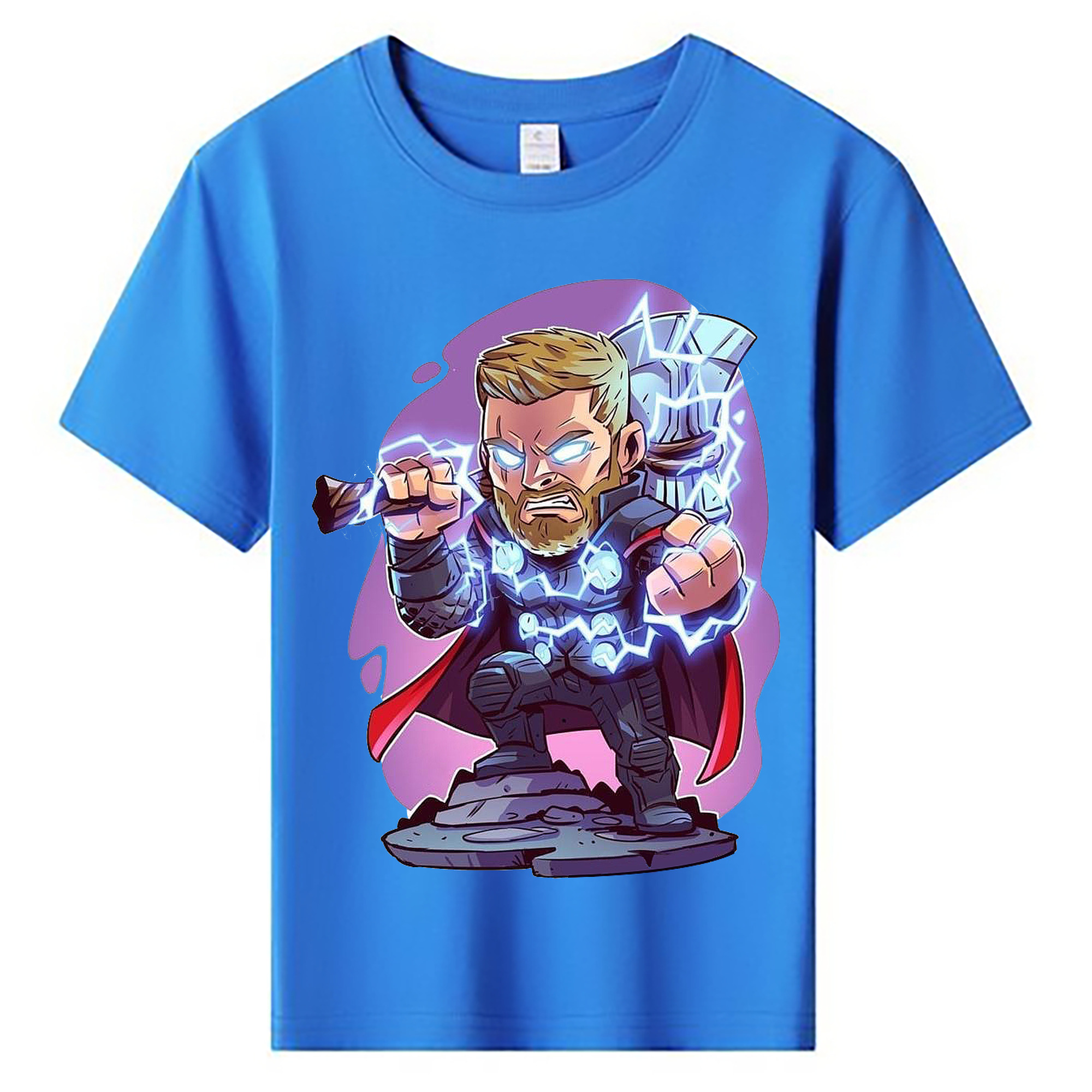 （画像用） アベンジャーズ The Avengers 綿100％キッズTシャツ（フロントプリント）